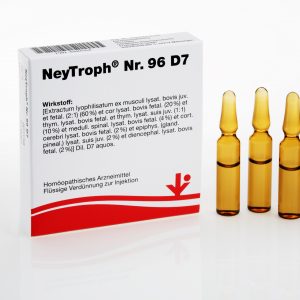 Neytroph Nr.96 D7 Ampullen 5x2ml "Musculi, Cor, Cortex cerebri, Medulla spinal., Thymus, Diencephalon, Epiphysis" - Neytroph Nr.96 D7 Ampullen. 