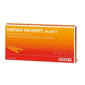 Hepar Hevert Inject Ampullen 10 St. Hevert Löwen-Apotheke24.de
