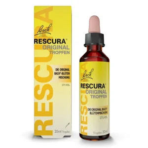 Original Bach RESCURA Tropfen mit Alkohol 20 ml