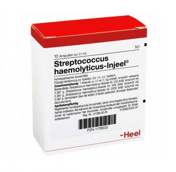 Streptococcus Haemolyticus injeel Ampullen 10 St. heel