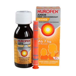 nurofen-junior-Fieber- & Schmerzsaft Orange 4% 100ml 07776465