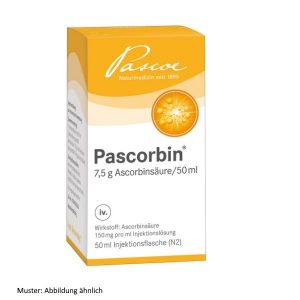 Pascorbin Injektionsflaschen 50ml, Injektionsflaschen Vitamin C