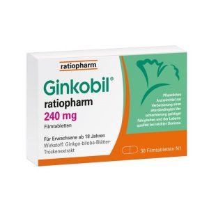 GINKOBIL ratiopharm 240 mg Filmtabletten 120 St