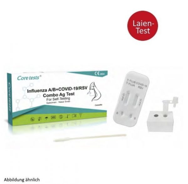 CorDex Antigentest Influenza A B und COVID-19 RSV