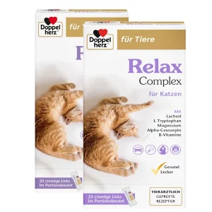 Relax Complex für Katzen Doppelpack, Doppelherz für Tiere, Löwen Apotheke24, Lions Pharmacy