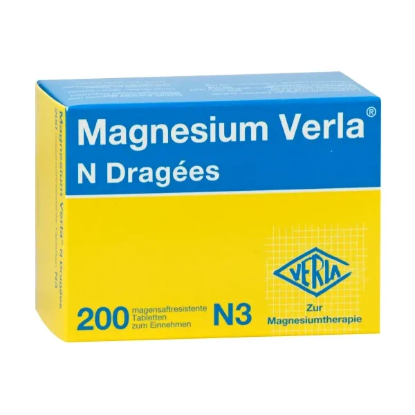MAGNESIUM VERLA N Dragees 200 St MAGNESIUM VERLA N Dragees 200 St