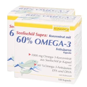 Seefischöl Supra mit 60% Omega-3-Fettsäuren 100 St. PZN 04999408