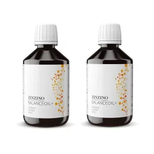 Zinzino balanceoil+ mit omega-3, organg, 2x300 ml, Doppelpack