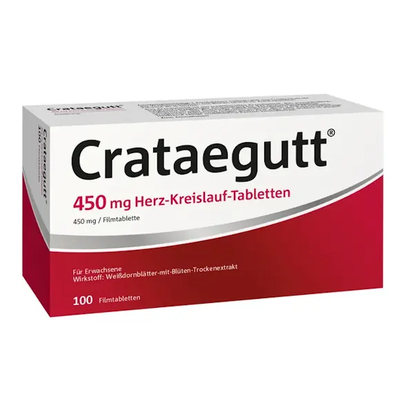 Crataegutt 450 mg Herz-Kreislauf-Tabletten Crataegutt 450 mg Herz-Kreislauf-Tabletten